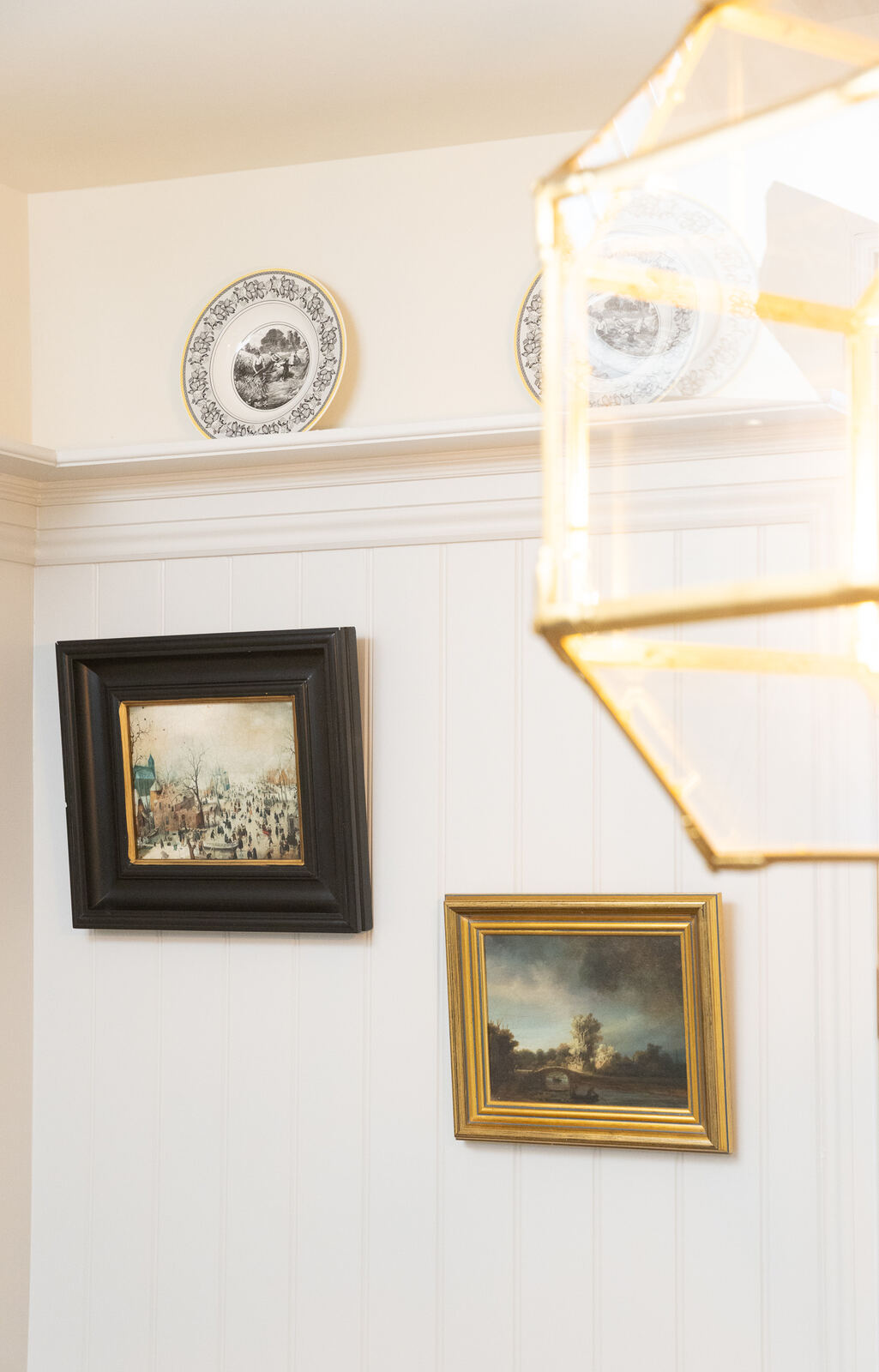 Dining room with coastal light